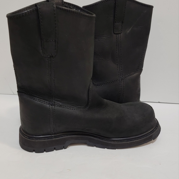 Mens Muck Boot waterproof Wellie Classic Comp Toe Black Boots size 9
